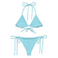 Blizzard Blue String Bikini