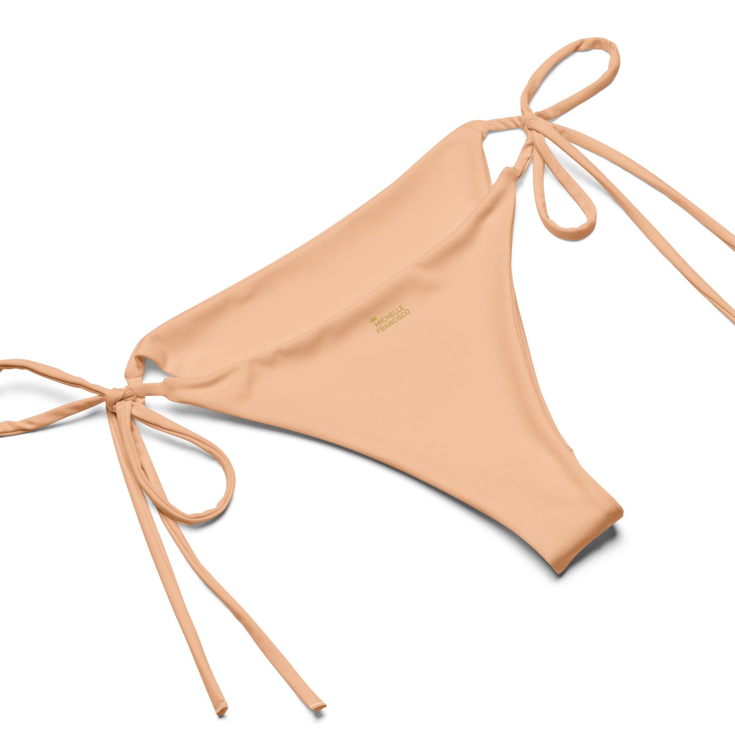 Peach String Bikini