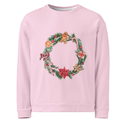 Christmas Wreath Unisex Sweatshirt