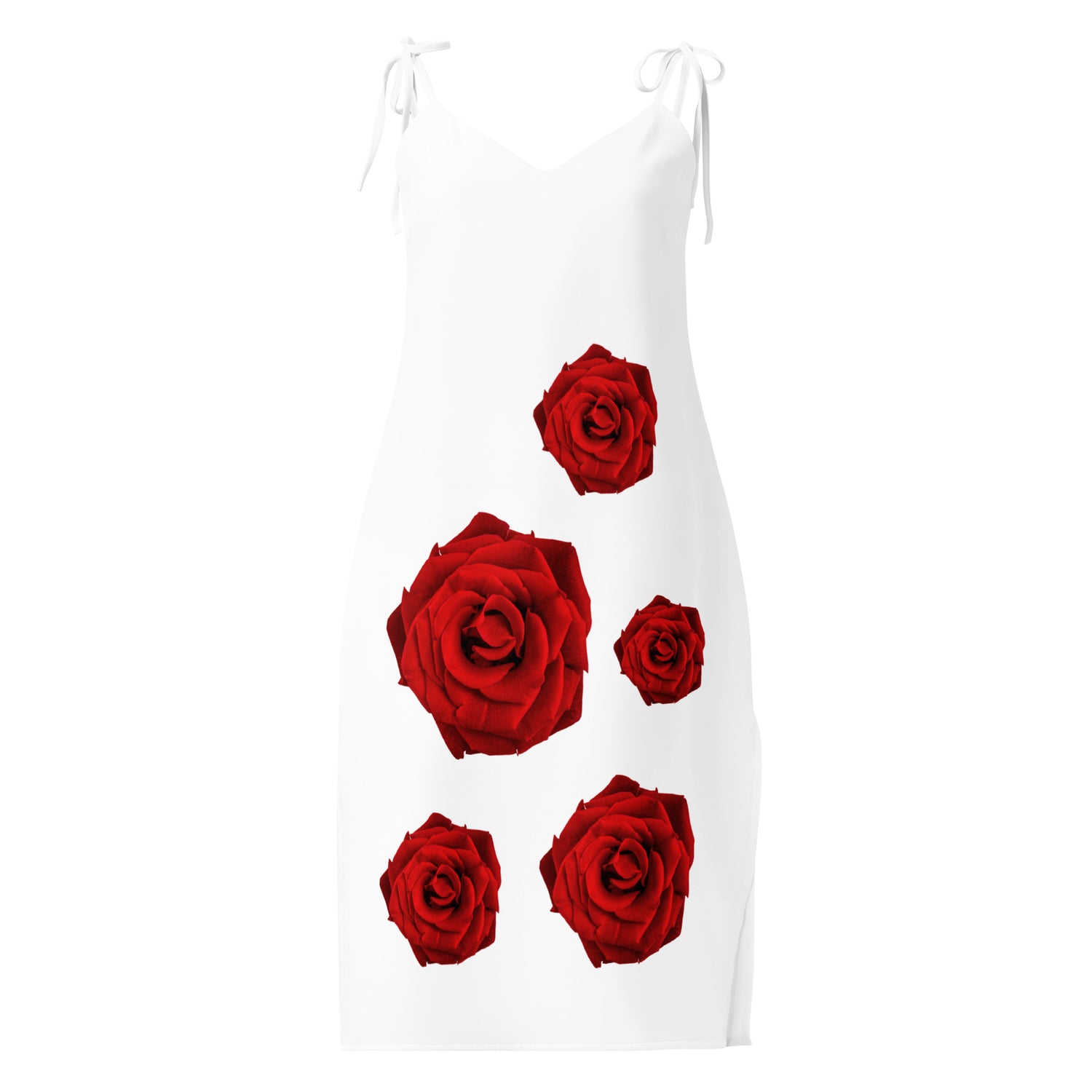 Tie-Strap Midi Dress