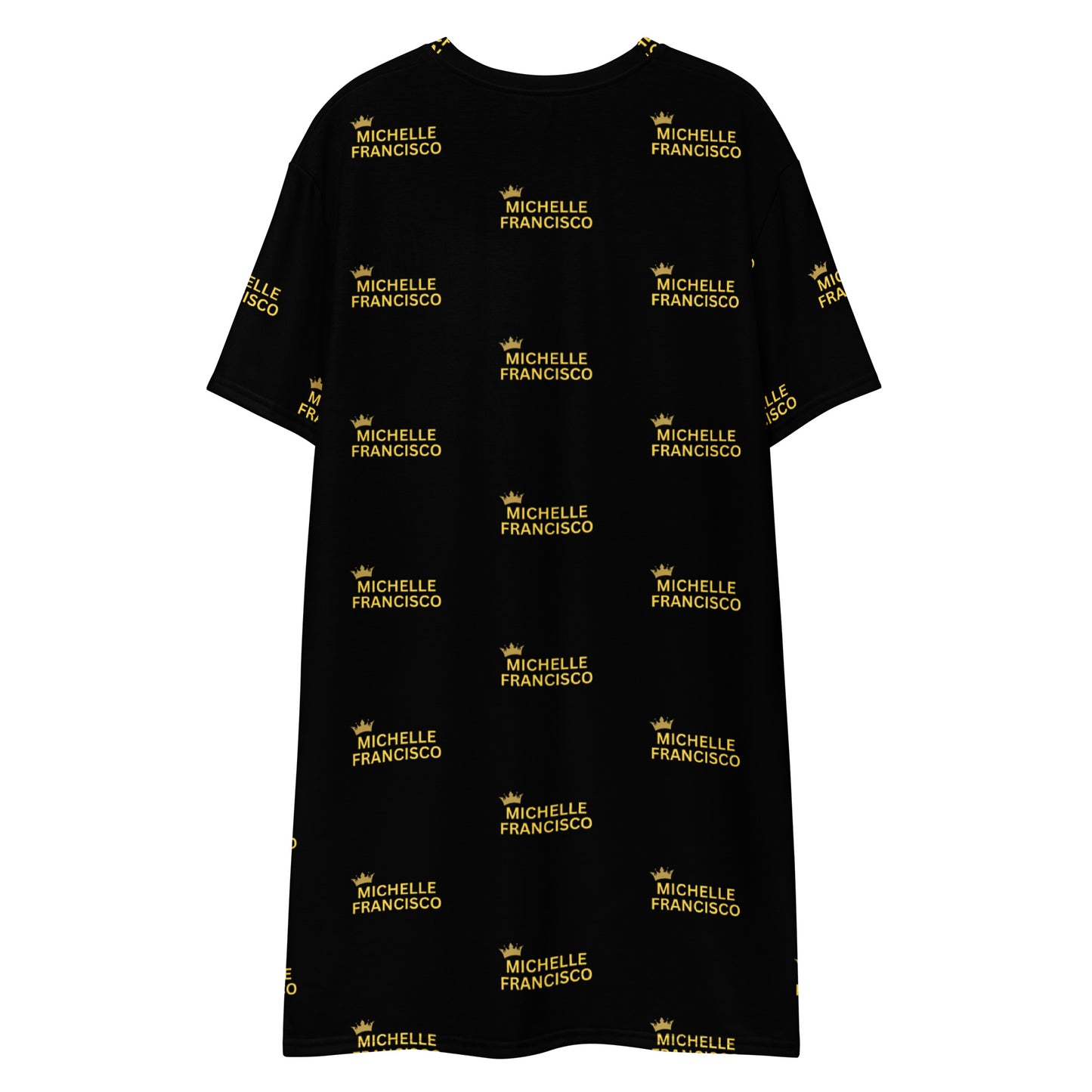 Michelle Francisco Yellow Logo T-shirt Dress