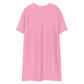 Christmas Village Pink T-shirt Dress