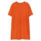 Orange T-shirt Dress