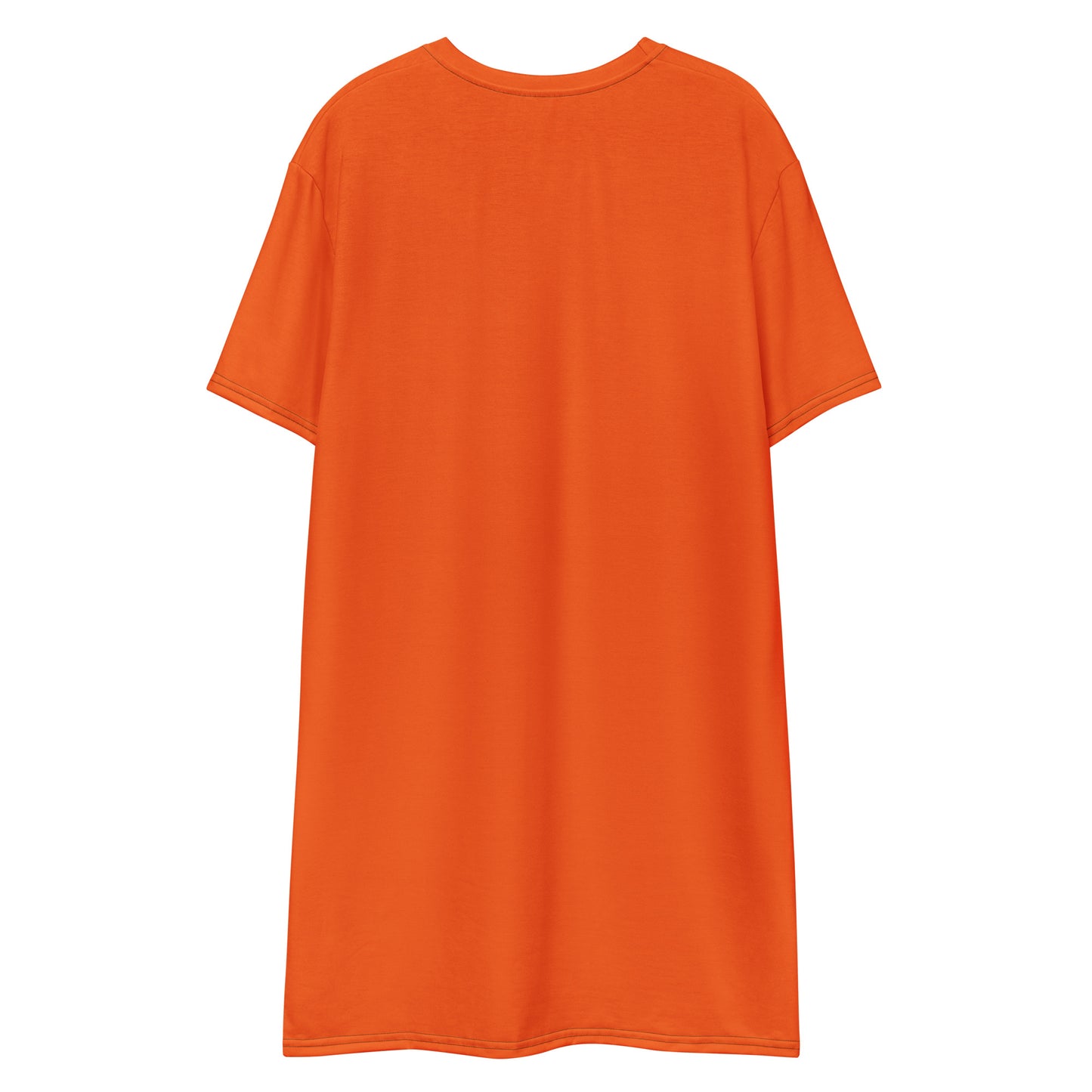 Orange T-shirt Dress
