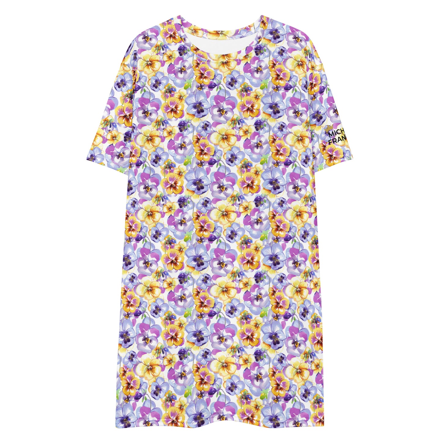 Divine Flowers T-shirt Dress