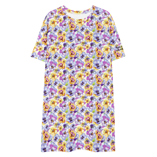 Divine Flowers T-shirt Dress