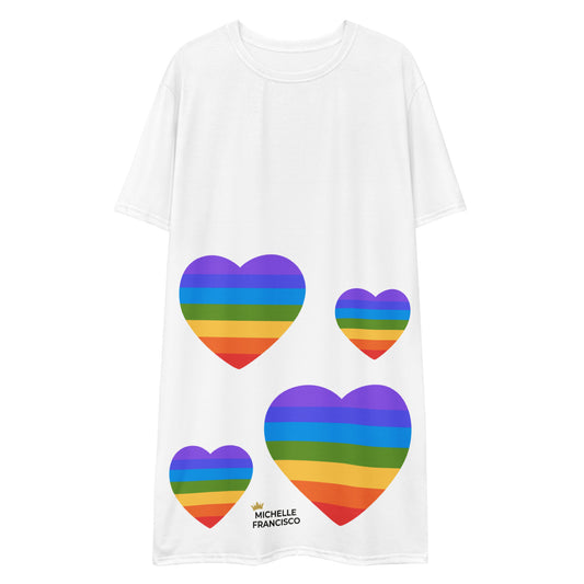 Love Wins T-shirt Dress