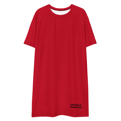 Red T-shirt Dress