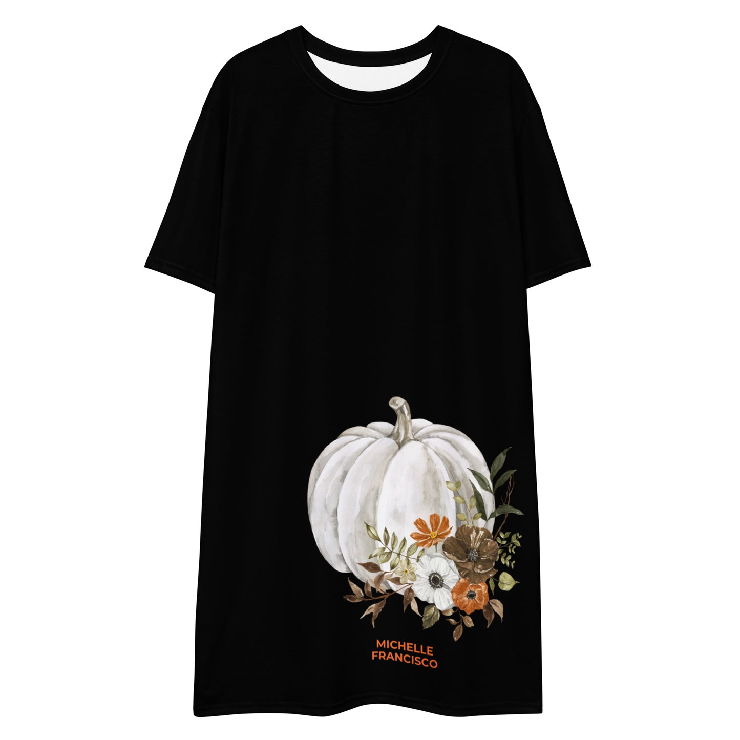 White Pumpkin T-shirt Dress