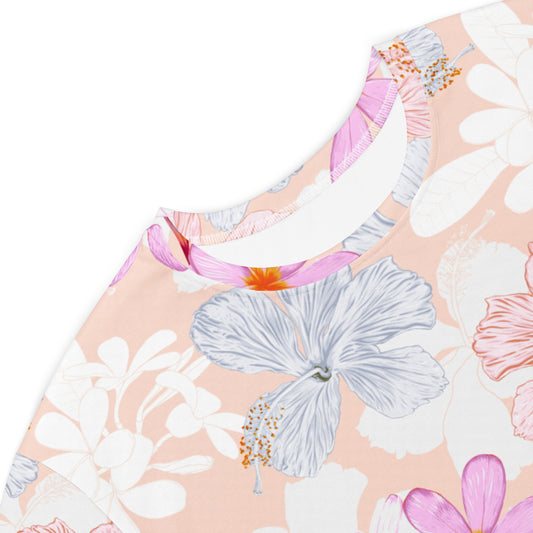 All The Flowers T-shirt Dress