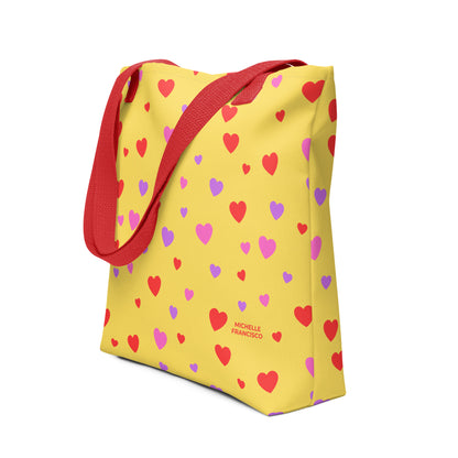 Hearts Tote Bag