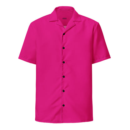 Men's Medium Violet Red Button Shirt