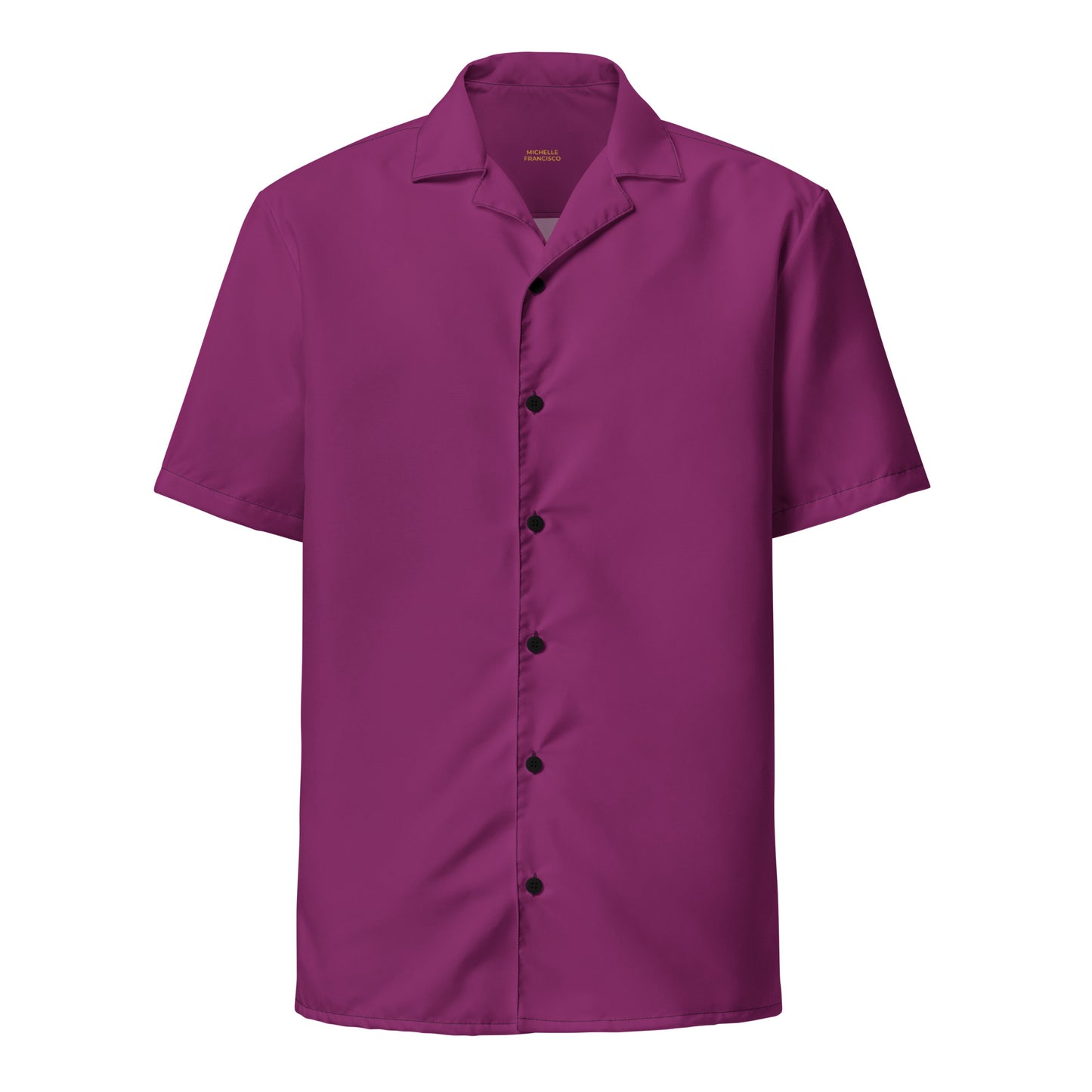 Men's Eggplant Button Shirt