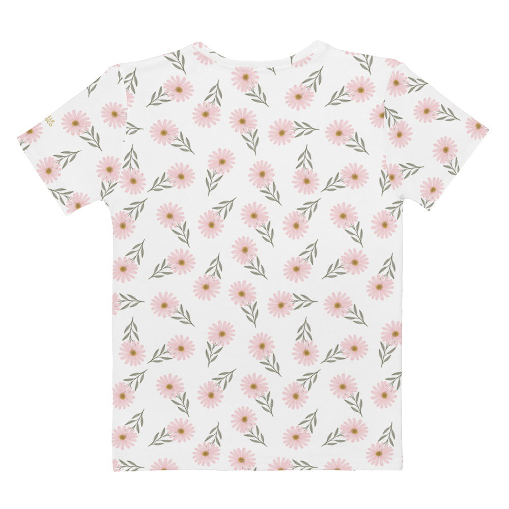 Smell The Flowers Crew Neck T-shirt