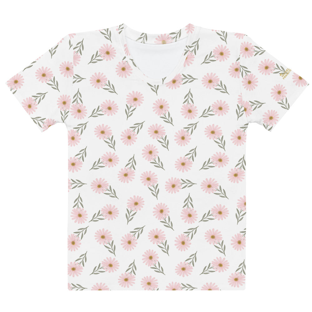Smell The Flowers Crew Neck T-shirt