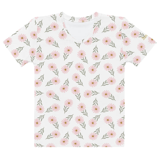 Smell The Flowers Crew Neck T-shirt