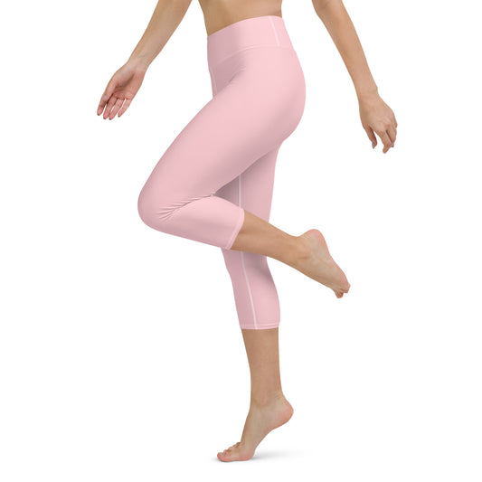 Pink Yoga Capri Leggings