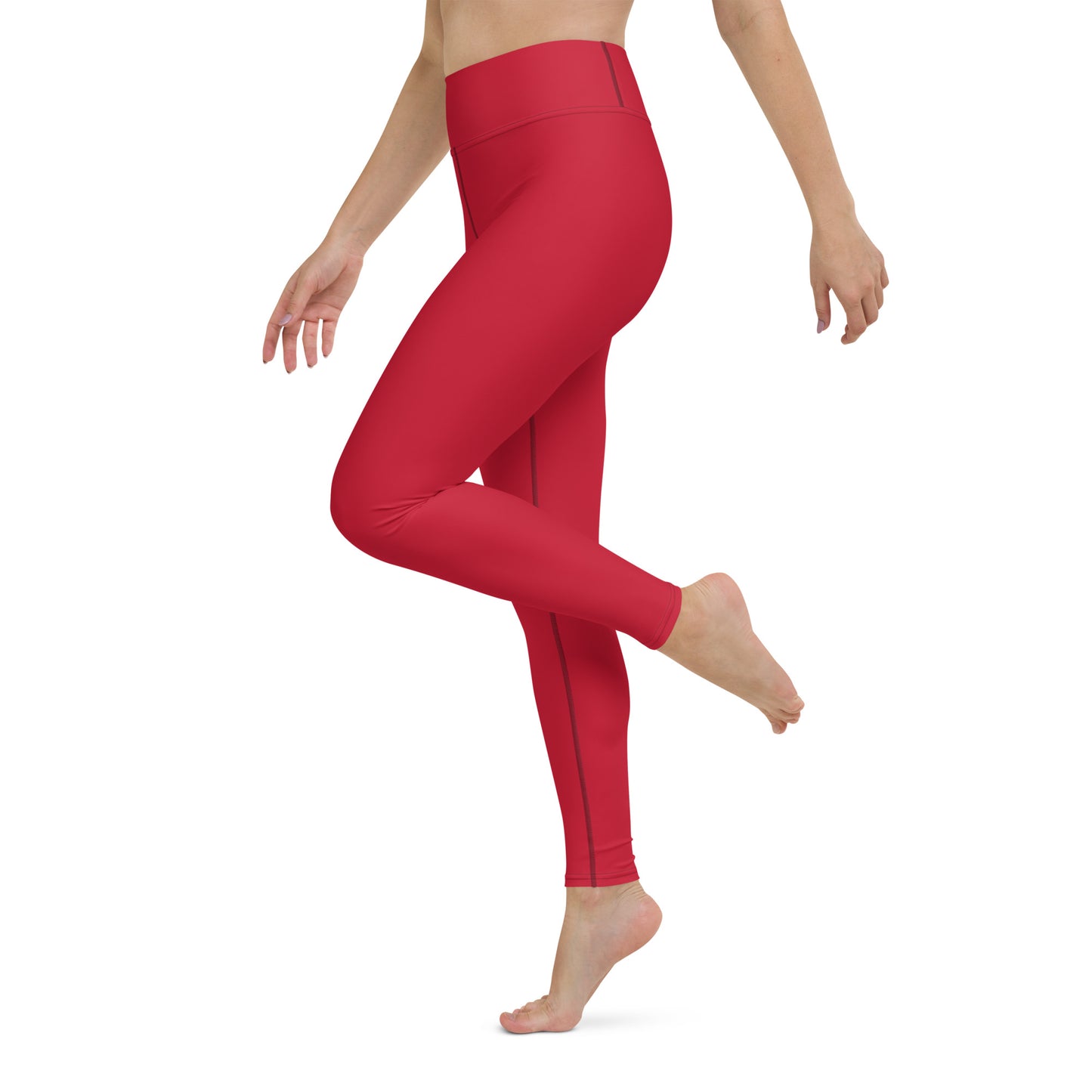 Red Yoga Leggings
