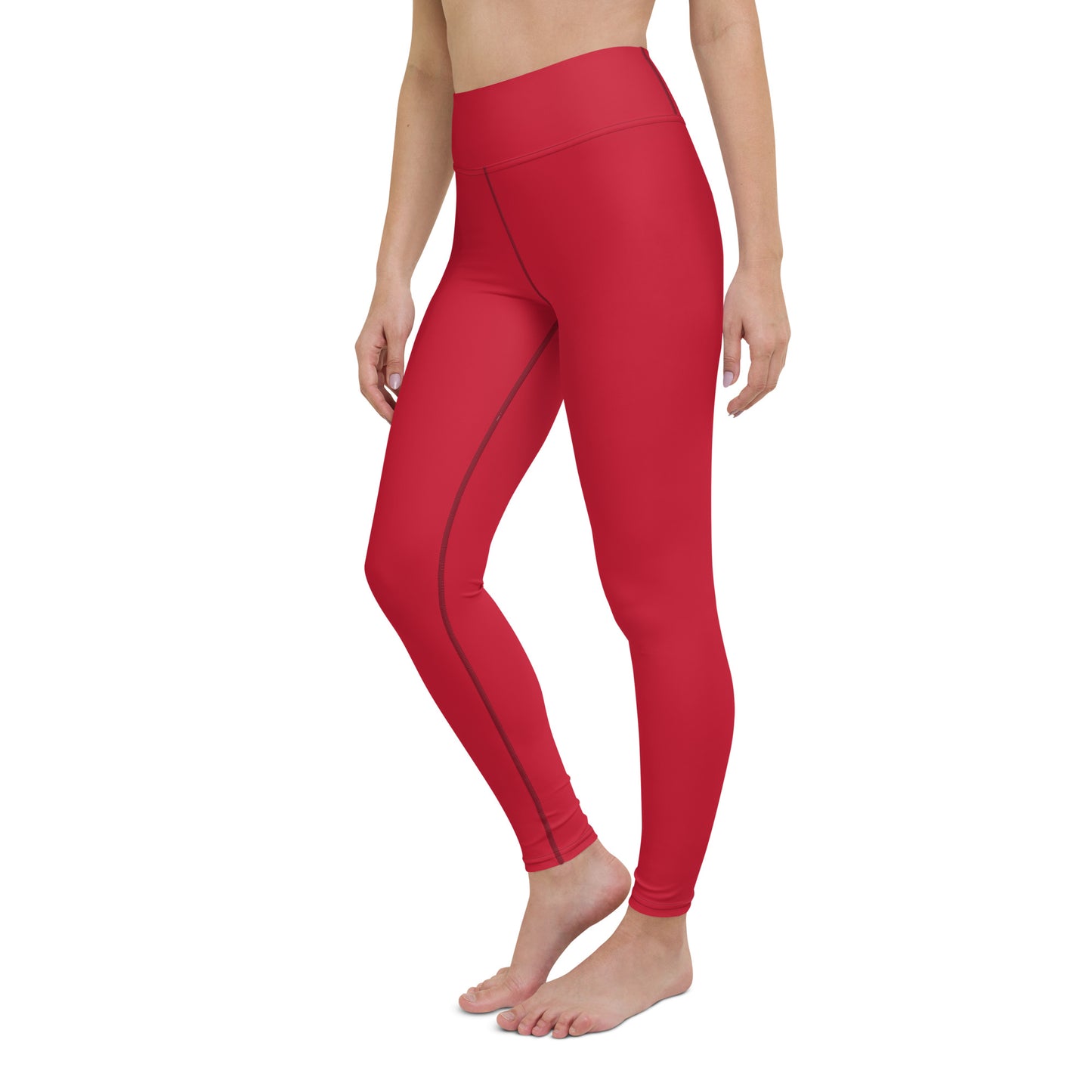 Red Yoga Leggings