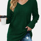 V-Neck Long Sleeve T-Shirt