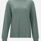 Side Slit Round Neck Long Sleeve T-Shirt