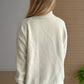 Solid Color Turtleneck Long Sleeve Sweater