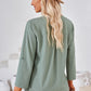 Notched Roll-Tab Sleeve T-Shirt