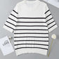 Round Neck Half Sleeve Knit Top