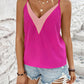 Contrast V-Neck Cami