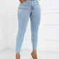 High Waist Skinny Jeans with Pockets