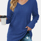 V-Neck Long Sleeve T-Shirt