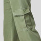 High Waist Straight Leg Cargo Jeans