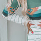 Geometric Round Neck Long Sleeve T-Shirt