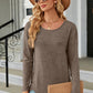 Round Neck Long Sleeve T-Shirt
