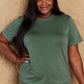 Full Size Round Neck Short Sleeve T-Shirt