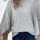 Plus Size Round Neck Batwing Sleeve T-Shirt