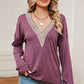 V-Neck Dropped Shoulder T-Shirt