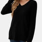 V-Neck Long Sleeve T-Shirt