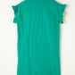 Collared Neck Flounce Sleeve Dress
