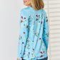 Crisscross Printed Long Sleeve T-Shirt