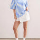 Striped Round Neck Half Sleeve T-Shirt