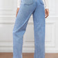 High Waist Straight Jeans