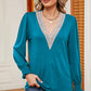 V-Neck Long Sleeve T-Shirt
