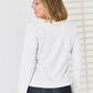 Notched Long Sleeve T-Shirt