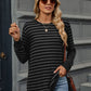 Striped Round Neck Long Sleeve T-Shirt