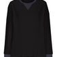 Waffle Knit Round Neck Long Sleeve T-Shirt