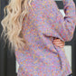 Confetti V-Neck Long Sleeve Sweater