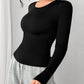 Round Neck Long Sleeve T-Shirt