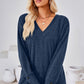 V-Neck Dropped Shoulder T-Shirt