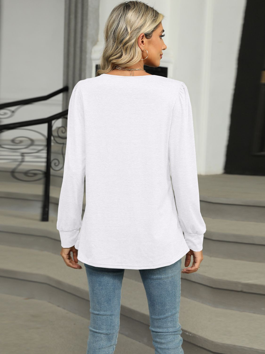 Round Neck Long Sleeve T-Shirt